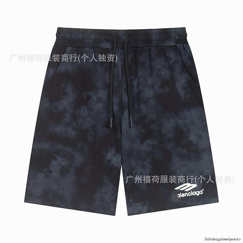 Balenciaga tie-dye style shorts