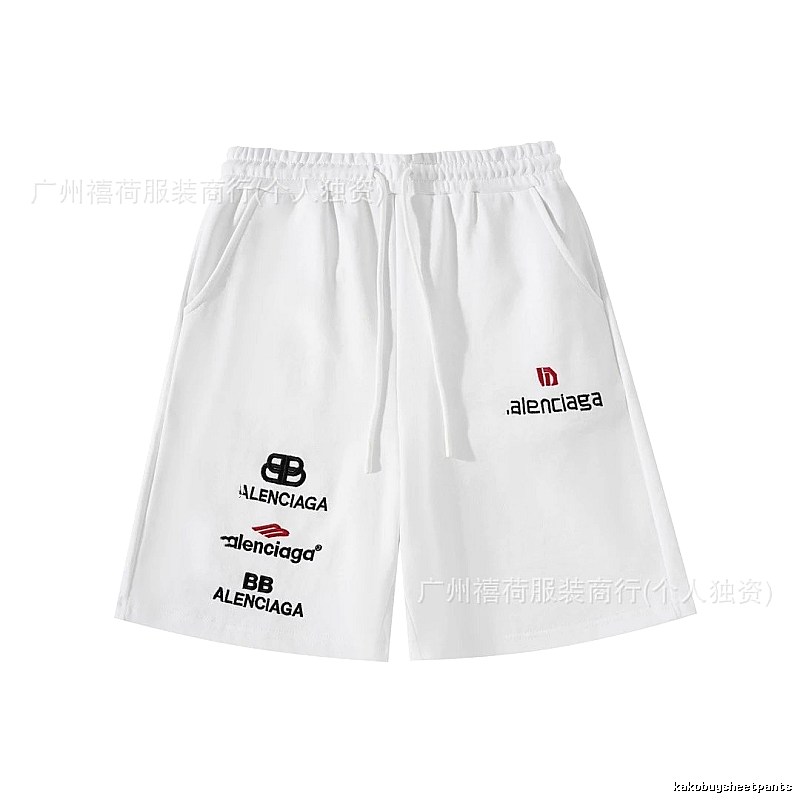 Balenciaga trendy white shorts