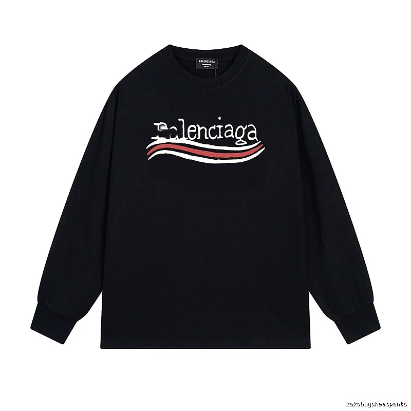 Balenciaga wavy black sweatshirt