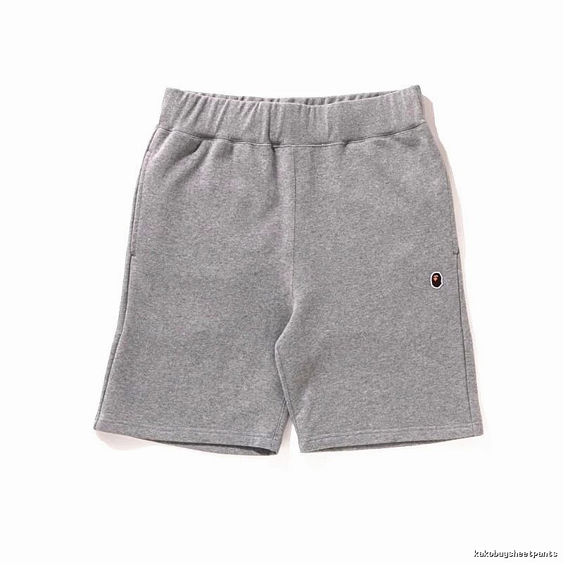 Bape basic casual gray shorts
