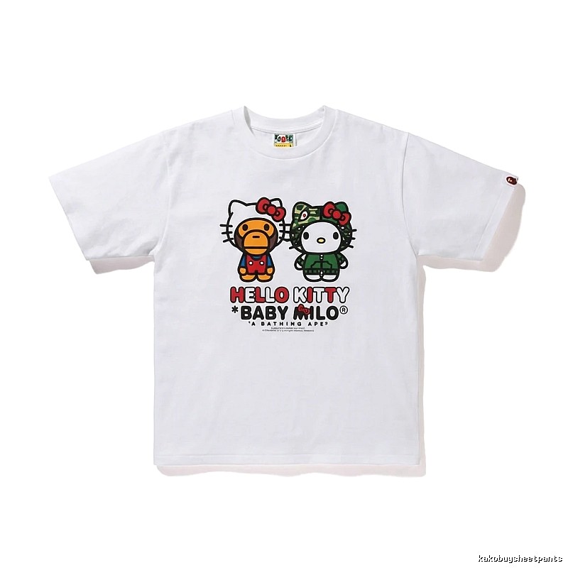 Bape Co-branded Cartoon White T-shirt