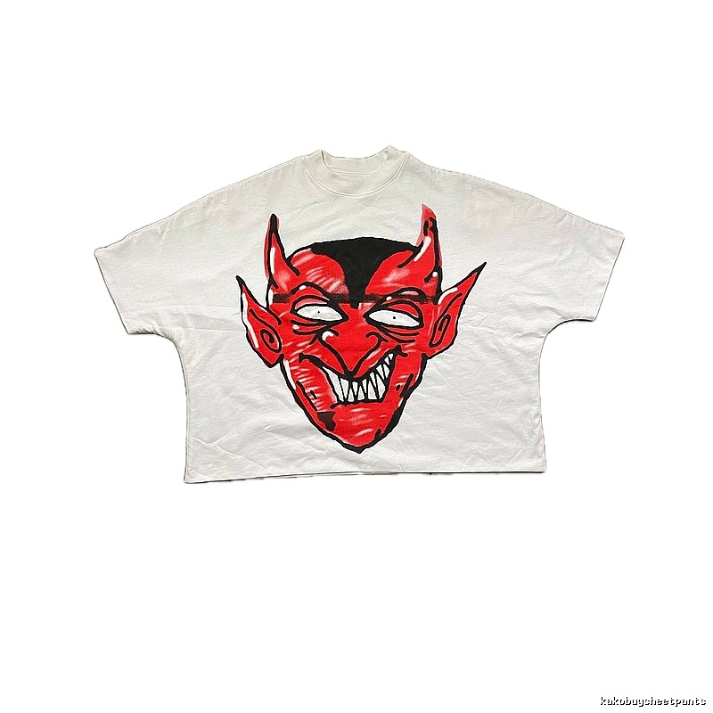 Billionaire Devil Print White T-shirt