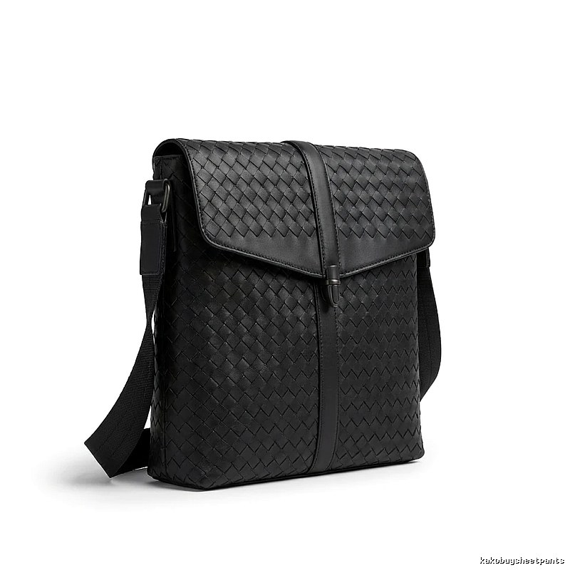 Bottega Veneta Woven Style Black Bag