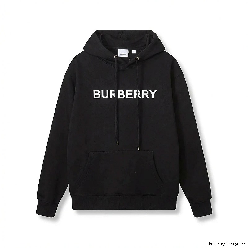 Burberry pixel-style black sweatshirt
