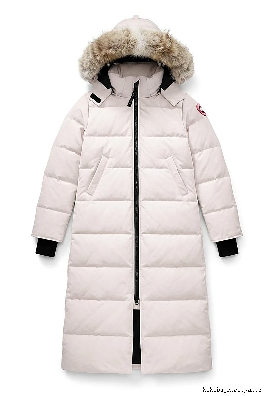 Canada Goose Long Cool White Down Jacket