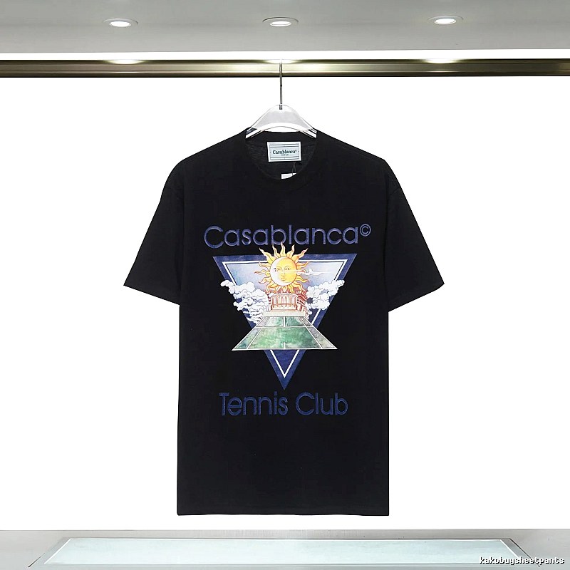 Casablanca retro style black T-shirt