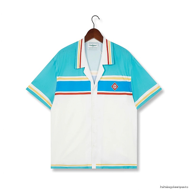 Casablanca striped retro-style shirt