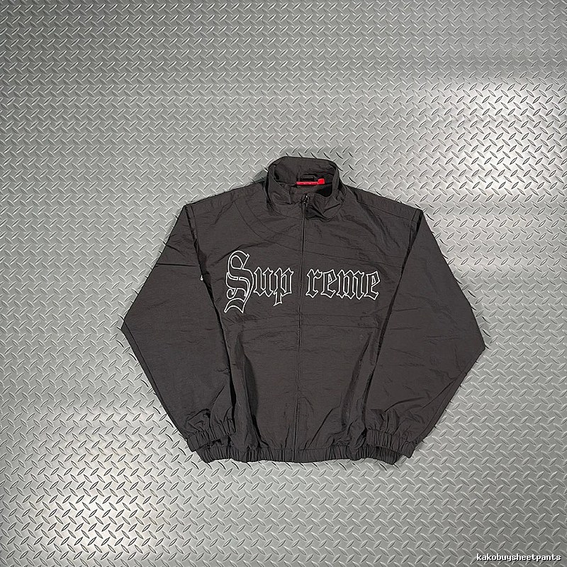 Charcoal Snoop Graphic Zip Track Jacket