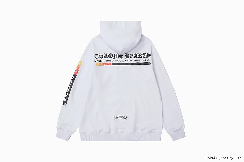 Chrome Hearts 2089-36 White Cross Graphic Hoodie Smart Casual
