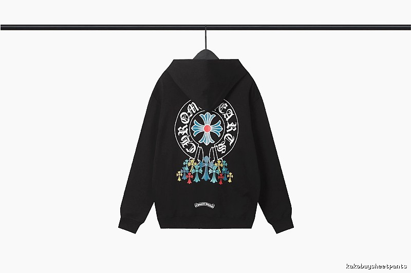 Chrome Hearts 2089-73 Black Cross Graphic Hoodie Visual Accent
