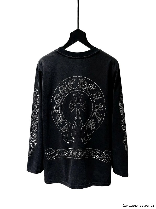 Chrome Hearts Cross Dark Style Black T-shirt