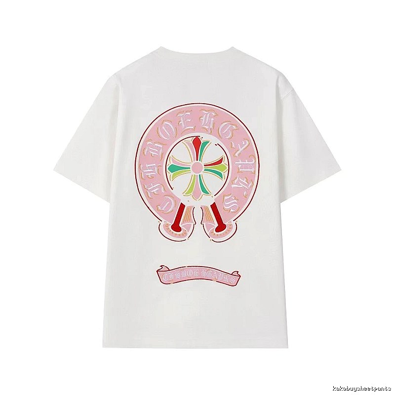 Chrome Hearts Cross Print Street Style Off-white T-Shirt