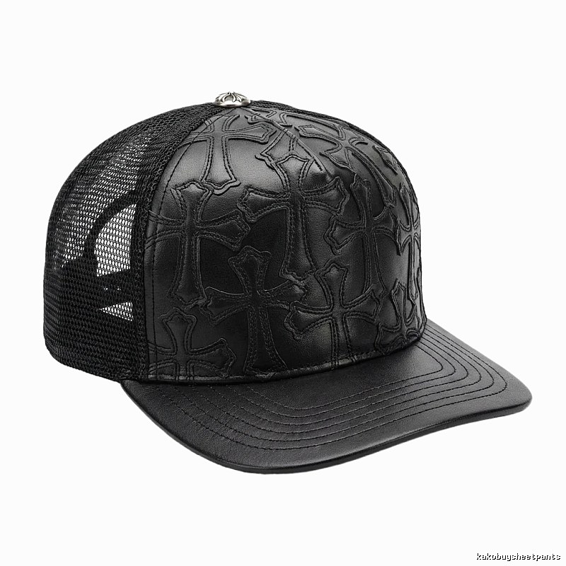 Chrome Hearts Cross Trendy Cool Black Hat
