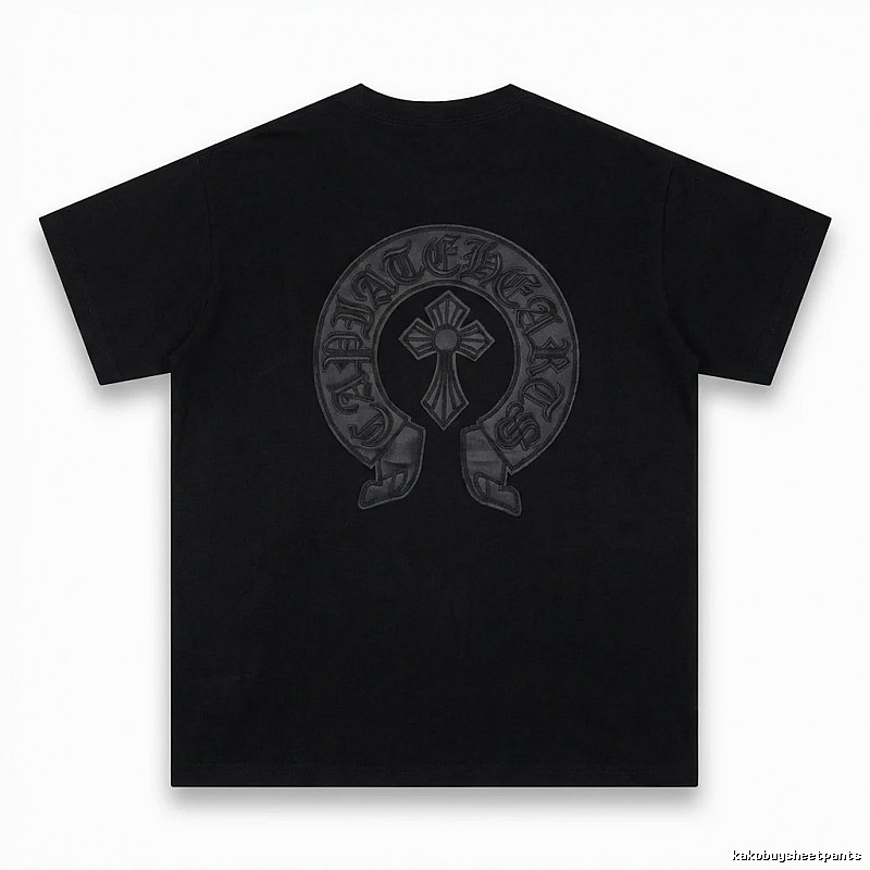 Chrome Hearts Cross Vintage Black Short-sleeve Shirt