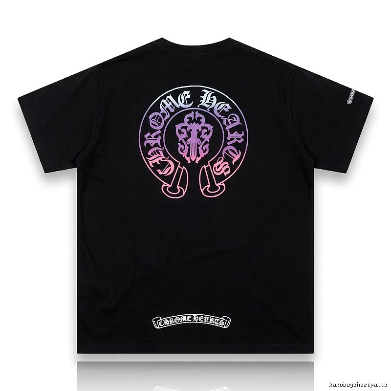 Chrome Hearts Dark Trendy Cool Black T-shirt