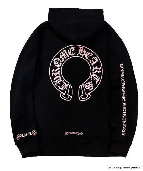 Chrome Hearts Resort Cross graphic hoodie Black Blue Cross for Travel Looks