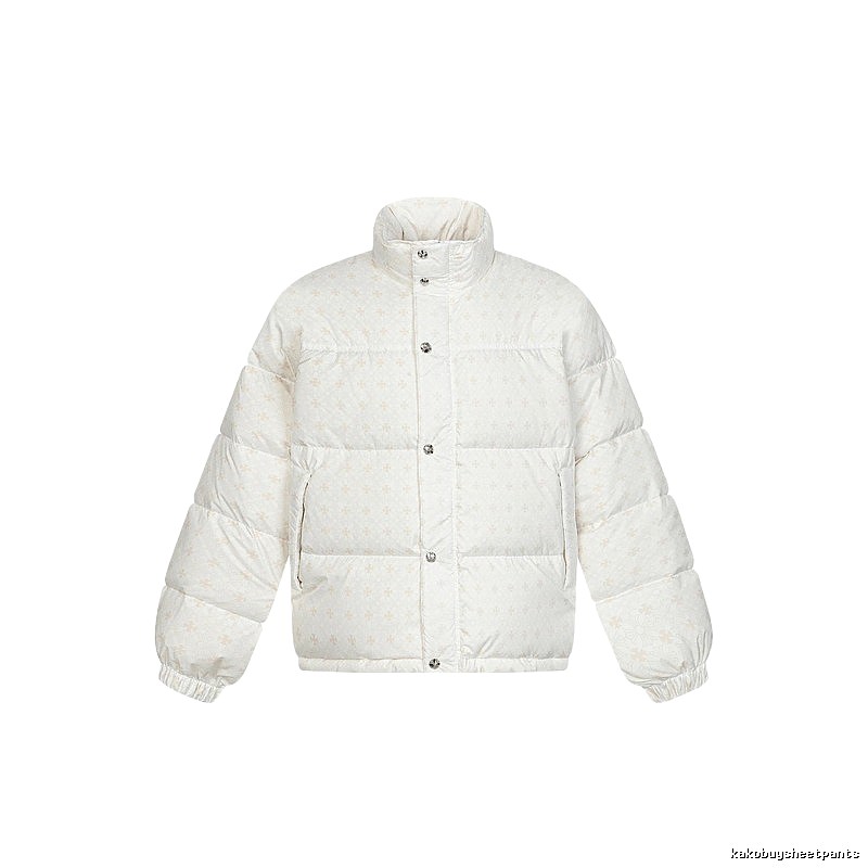 Chrome Hearts Retro Style White Cotton Coat