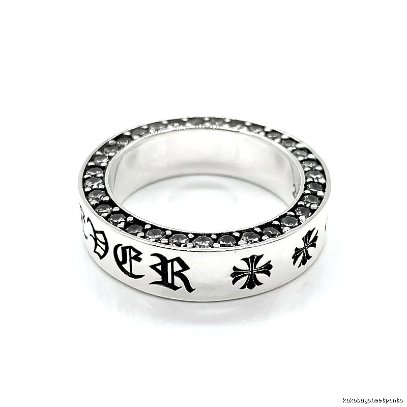 Chrome Hearts Silver Dark Style Ring