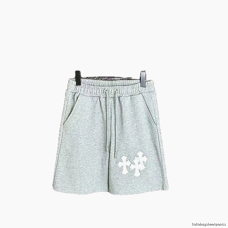 Chrome Hearts Trendy and Cool Style Gray Shorts