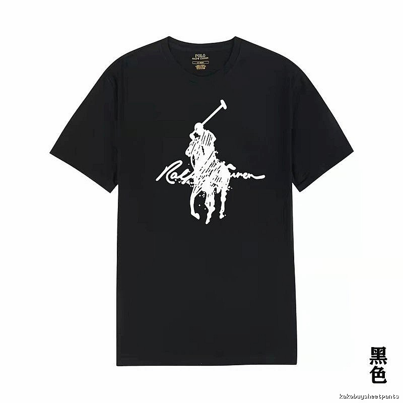 Classic style black T-shirt of Ralph Lauren