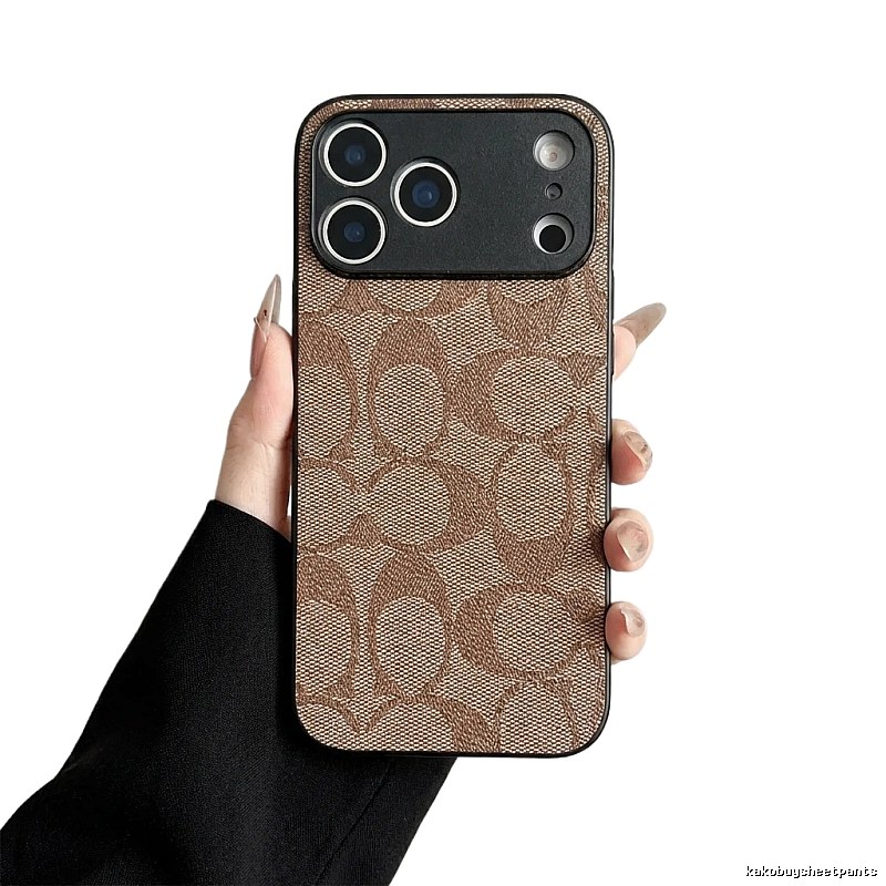 Coach Monogram Retro iPhone Case