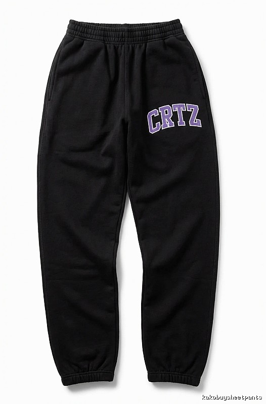 Corteiz CRTZ casual style black pants