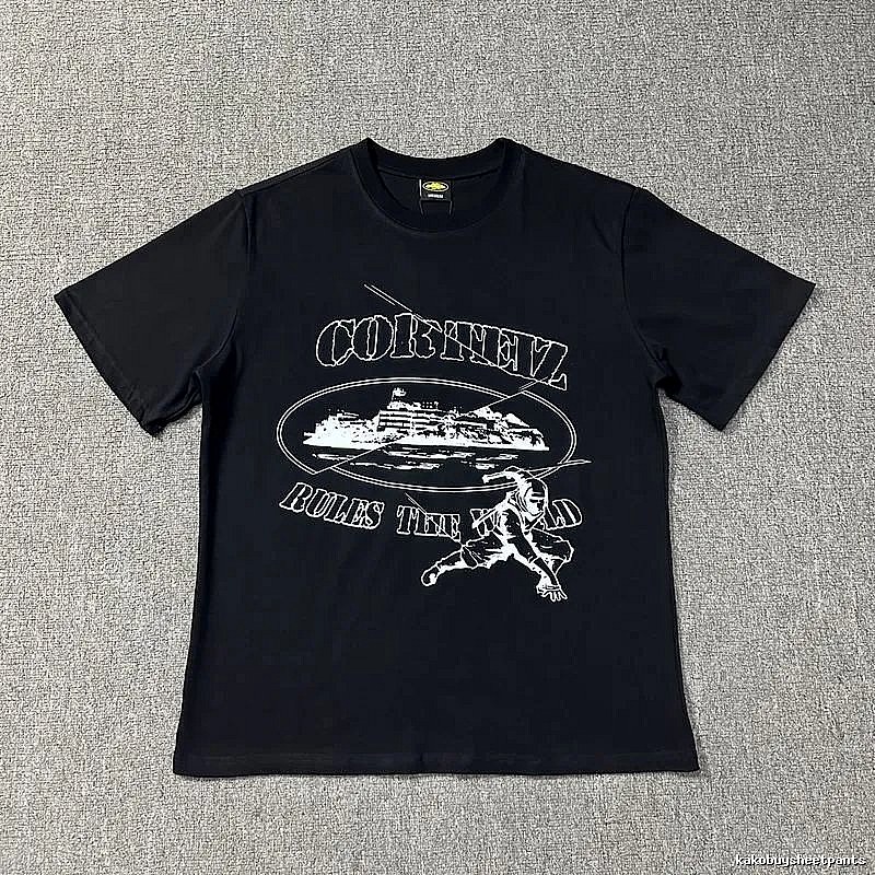 Corteiz Lightweight Logo T-shirt Black Corteiz for Trend Styling