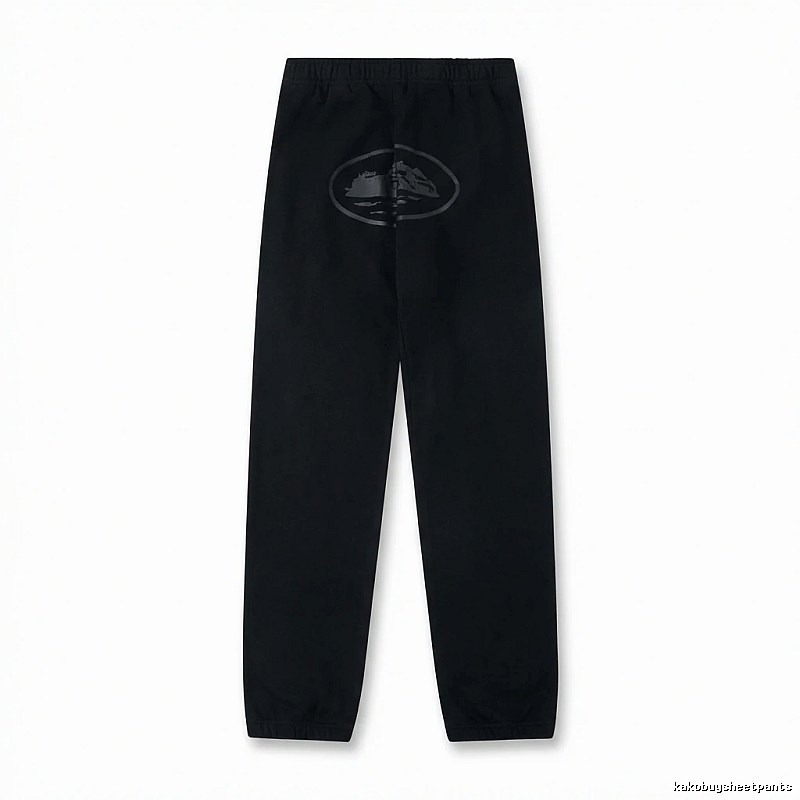 Corteiz Printed Casual Black Pants