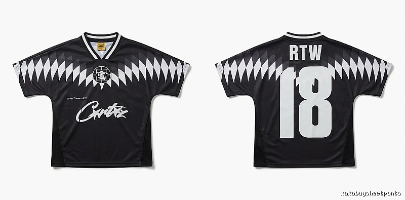 Corteiz RTW Series Black and White Wind Top