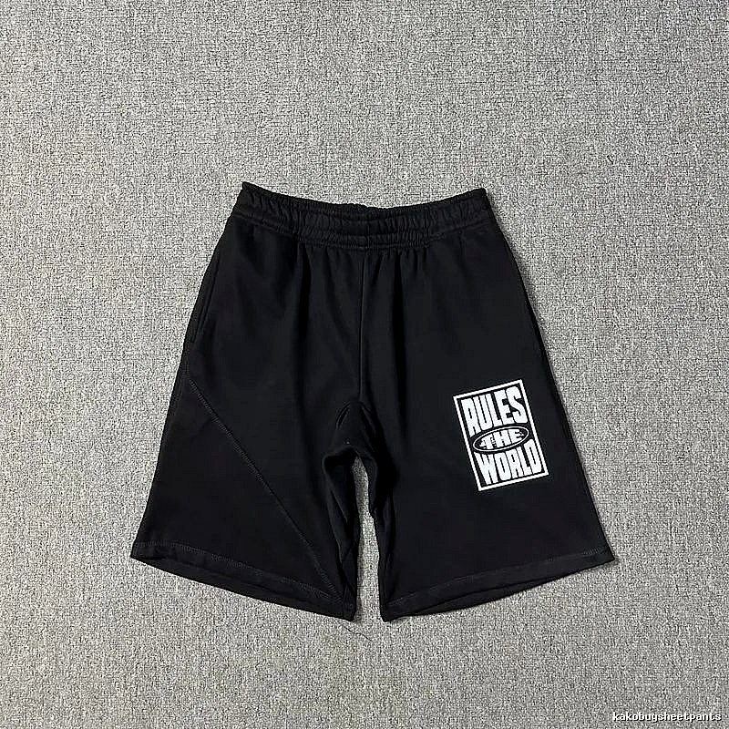 Corteiz Rule World Style Black Shorts