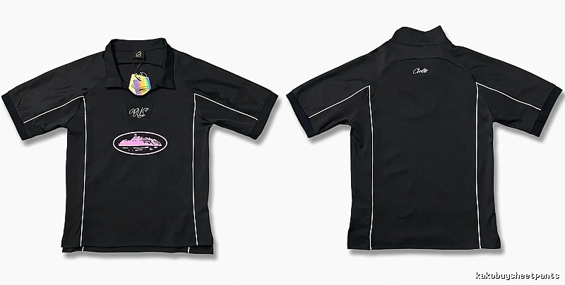 Corteiz sporty black short sleeves