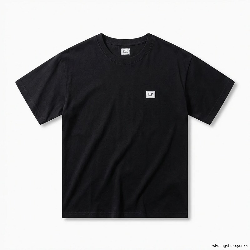 C.P. Basic Style Simple Black T-shirt