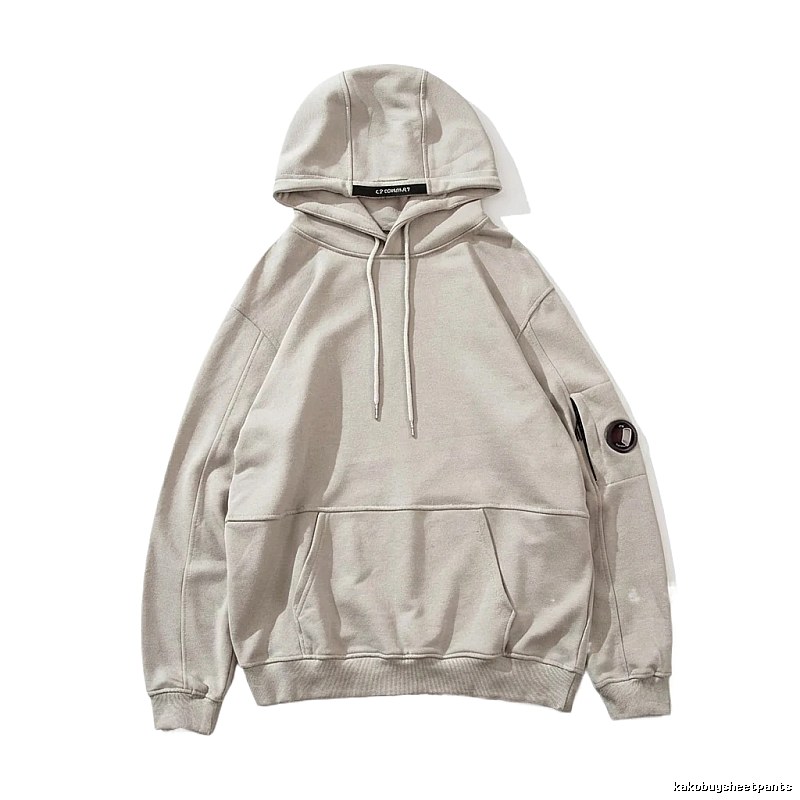 C.P. Company minimalist light gray hoodie