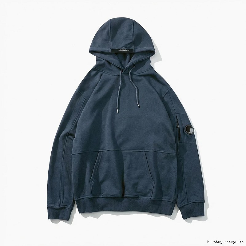 C.P. COMPANY Minimalist Style Navy Blue Sweatshirt