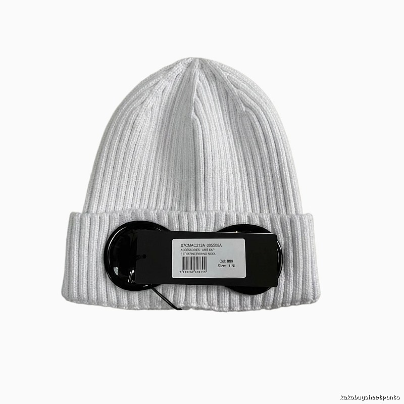 C.P. Pure Color Minimalist Style White Hat