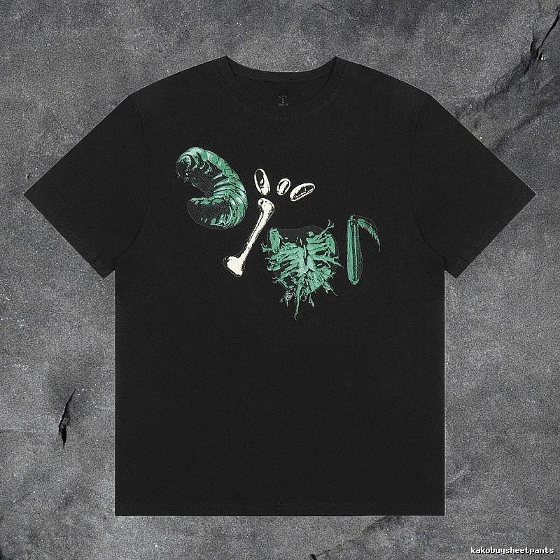 Denim Tears 2031-62 Black Graphic T-Shirt Outdoor Days