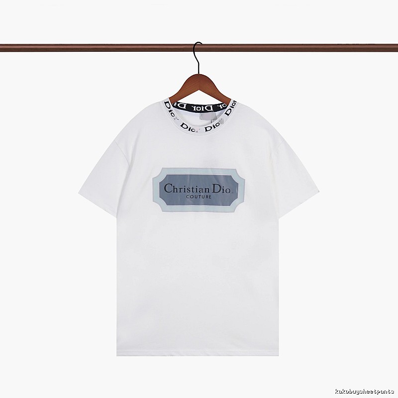 Dior Couture Minimalist Style White Short-sleeve T-shirt