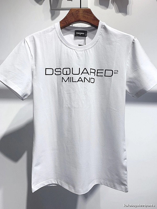 DSQUARED2 Letter Print Streetwear Brand White T-Shirt