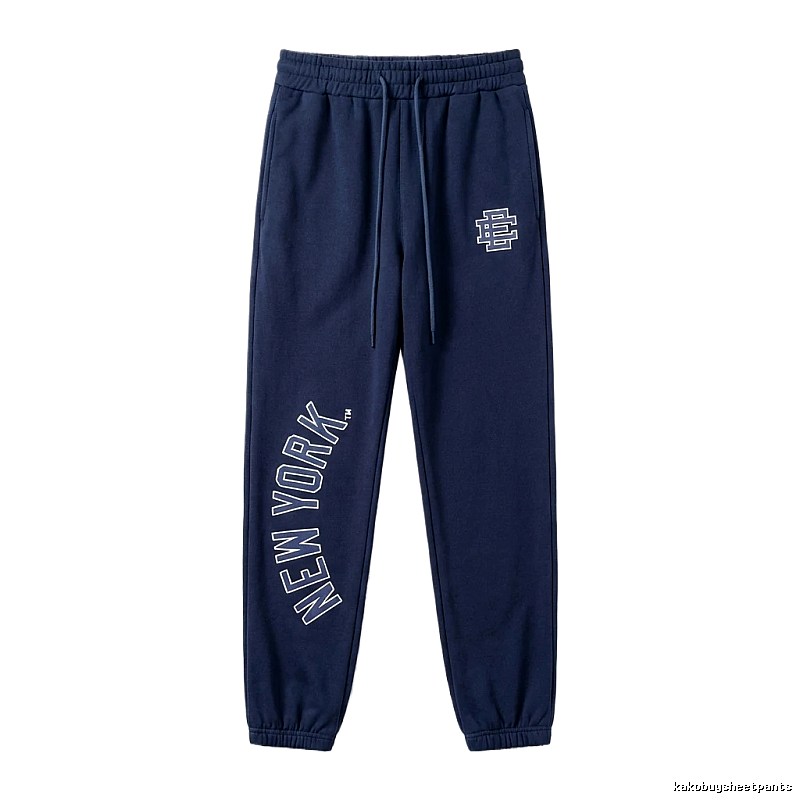 Eric Emanuel New York Style Navy Blue Sweatpants