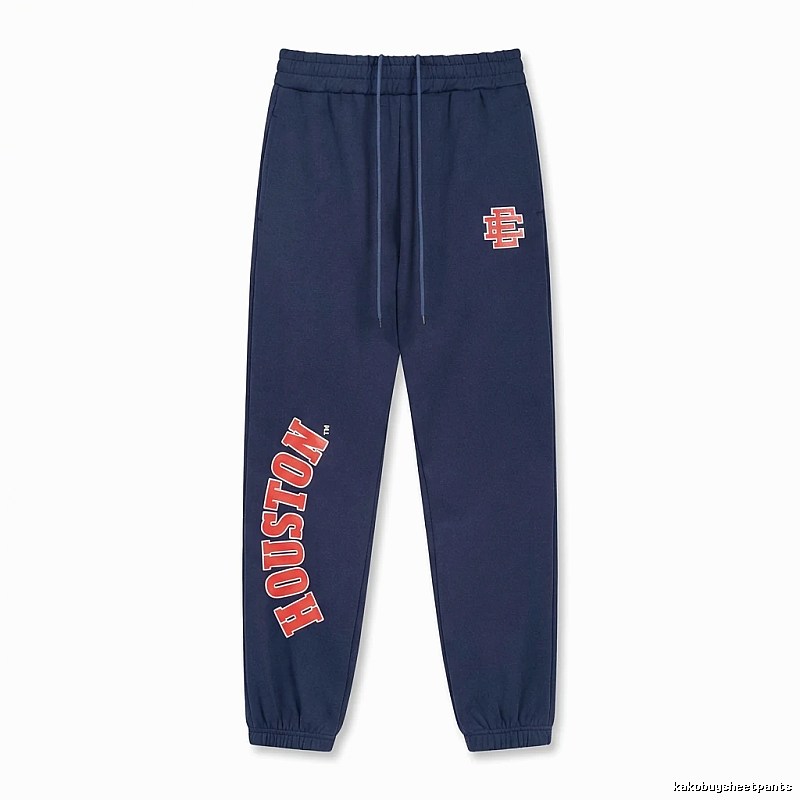 Eric Emanuel Sports Style Navy Blue Sweatpants