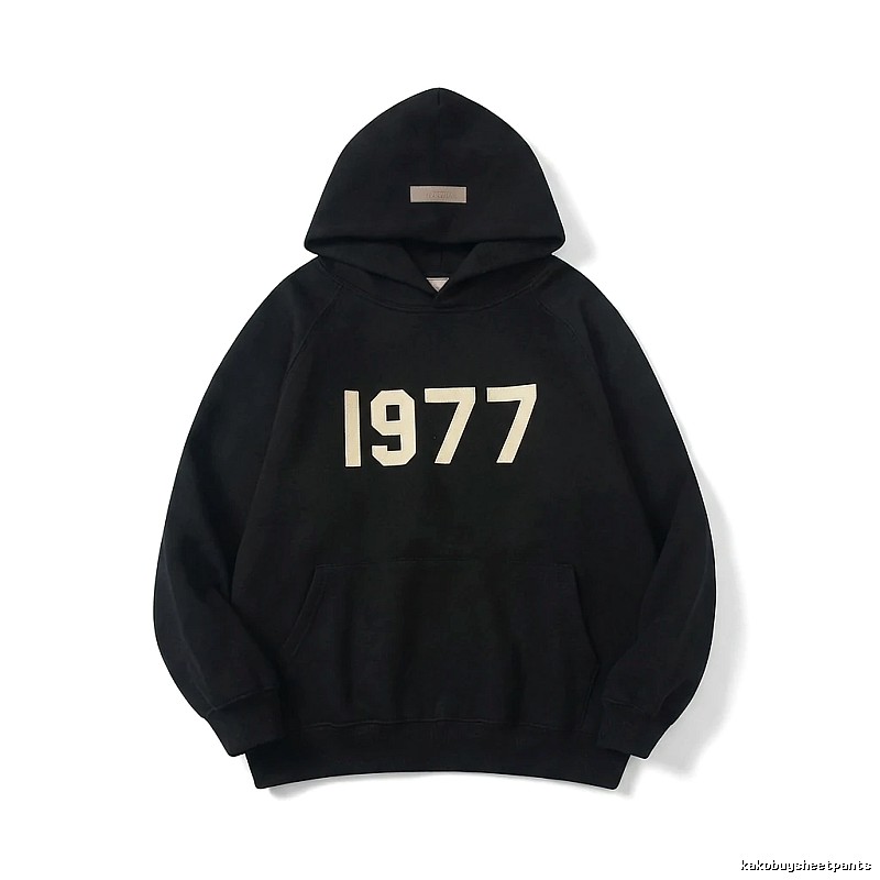 ESSENTIALS 1977 Series Black Sweatshirt