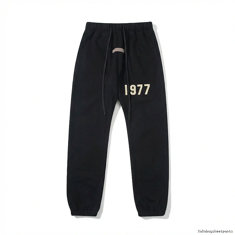 ESSENTIALS 1977 Wind Black Sweatpants