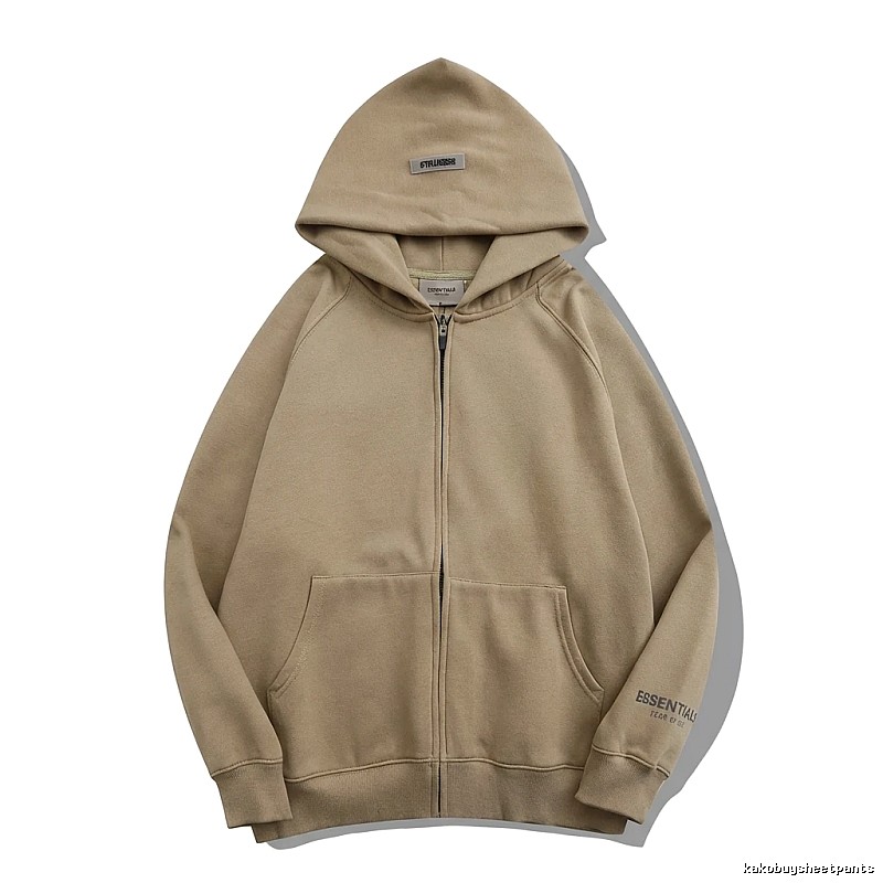 ESSENTIALS Basic Khaki Sweatshirt