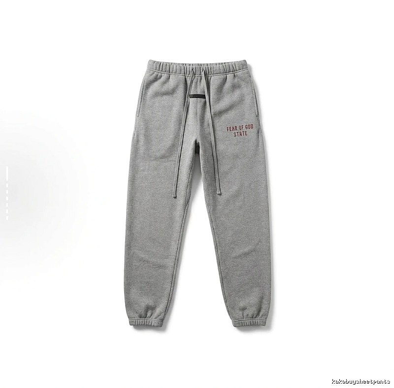 ESSENTIALS casual style grey sweatpants