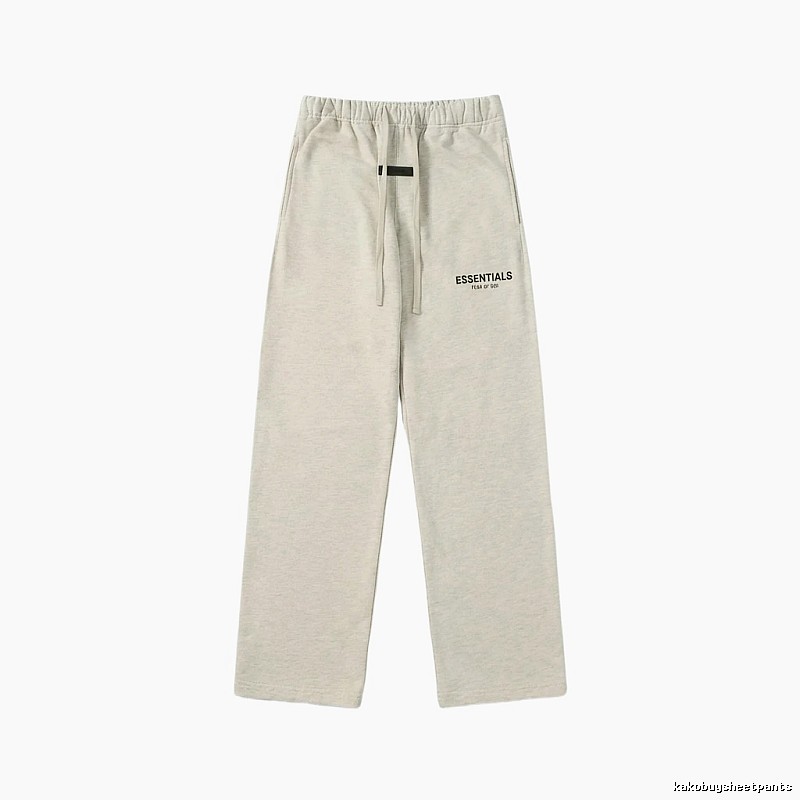 ESSENTIALS minimalist light gray sweatpants