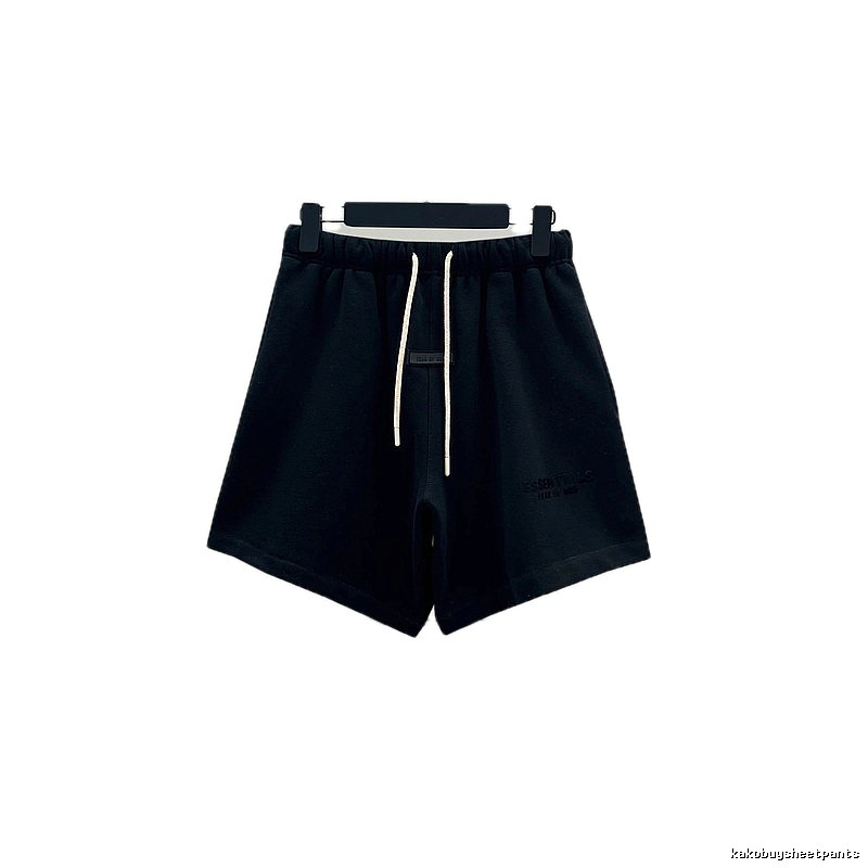 ESSENTIALS Minimalist Style Black Shorts