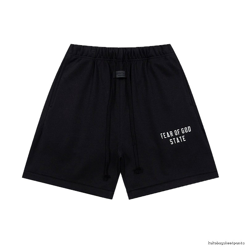 ESSENTIALS minimalist style black shorts