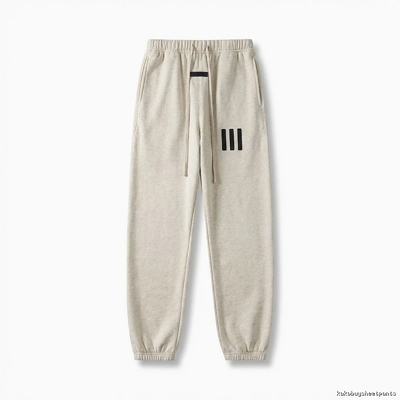 ESSENTIALS minimalist style light gray sweatpants