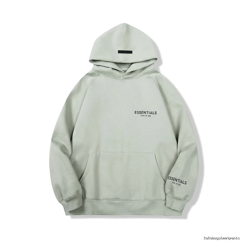 ESSENTIALS minimalist style light gray sweatshirt
