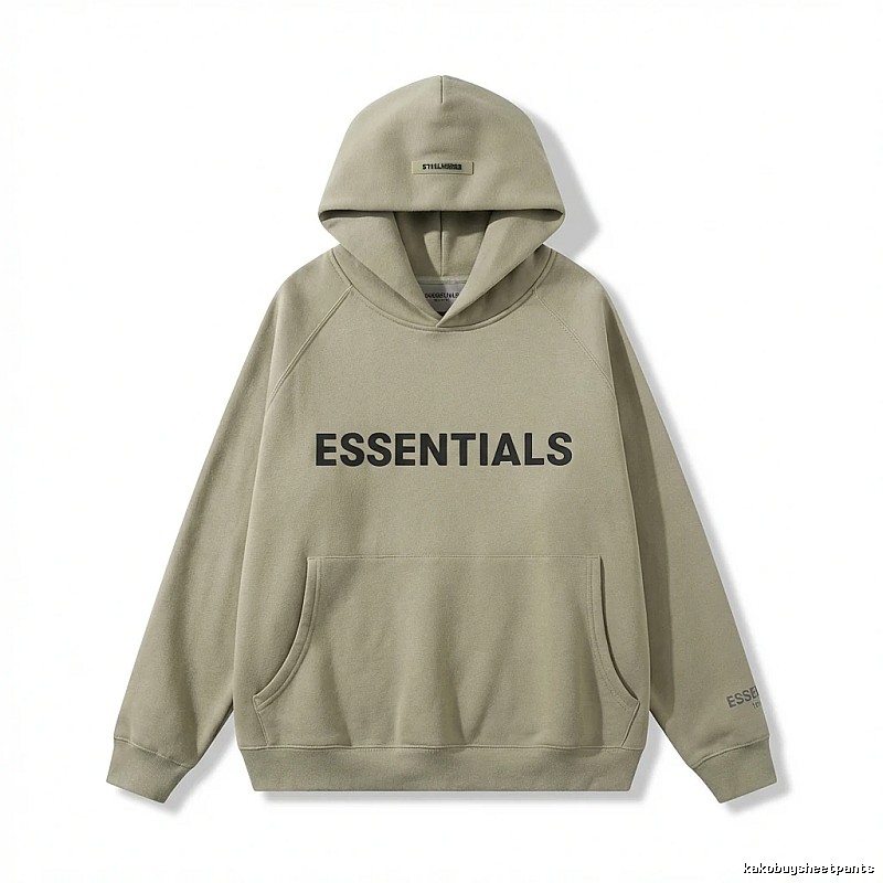 ESSENTIALS Simple Style Grey Hoodie